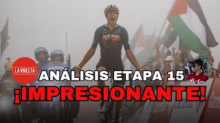 DOBLETE DE CASTRILLO EN LA RESURRECIÓN DE ENRIC MAS ANTE ROGLIC  ETAPA 15 VUELTA A ESPAÑA 2024 [upl. by Imij]