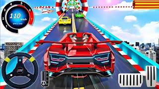 Crazy Car Stunt Master Driving  Extreme Mega Ramp GT Car Racing Games  Android gameplay 4 [upl. by Nenney968]