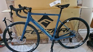 Fezzari Empire Rival AXS  carbon road bike  unboxing and assembling [upl. by Ennirak]