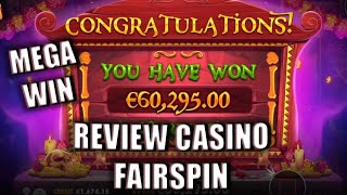 Online Casino Review FairSpin  Big Win [upl. by Kiki343]