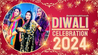 DIWALI CELEBRATION WITH FAMILY  MishthiShivansh youtubevideo video diwali [upl. by Amisoc]