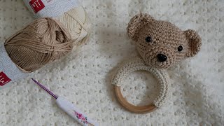 Tuto anneau de dentiton au crochet [upl. by Ecnadnac99]