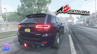 Jeep Grand Cherokee Trackhawk Driving Through Bannochbrae  Assetto Corsa  T300 RS [upl. by Naicad]