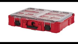 Milwaukee 48228430 Packout 11Compartment Impact Resistant Portable Small Parts Organizer USD 4997 [upl. by Oiluig]