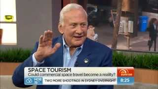 Buzz Aldrin interview on Australia television  Sunrise [upl. by Keary961]