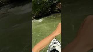 Sturn rapid on Saalach Austria  Whitewater paddleboard SUP [upl. by Innos74]