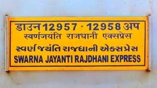 OnBoard ADINDLSADI 1295712958 Swarna Jayanti Rajdhani Express [upl. by Natloz]