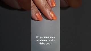 Bissu esmalte fantasia coral 142 [upl. by Fianna276]