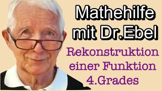 Rekonstruktion einer Funktion 4 Grades [upl. by Ahseei]