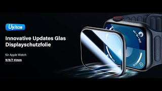 Apple Watch Displayschutz Metallrahmen und gehärtetes Glas [upl. by Yrome]