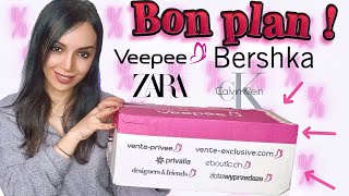 HAUL MODE ET BON PLAN  Mes trouvailles CANON grâce aux ventes privées Veepee et Showroomprivé [upl. by Ynnaf315]