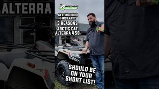 3 reasons the ArcticCat Alterra 450 should be YOUR first ATV rocklandwheels arcticcat alterra450 [upl. by Allesig]