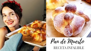 Pan de muerto tradicional ¡¡EL MÁS ESPONJOSO Y RICO Receta INFALIBLE Es con Acento [upl. by Arad]