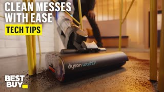 The Maneuverable and Powerful Dyson WashG1 Wet Cleaner – Tech Tips from Best Buy [upl. by Eads]