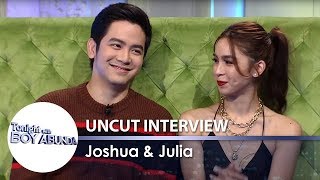 TWBA Uncut Interview Joshua Garcia amp Julia Barretto [upl. by Deerdre]