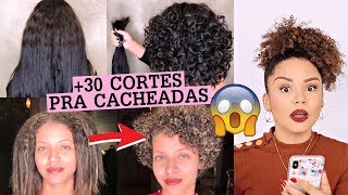 CORTES QUE MUDAM O CABELO CACHEADO OU EM TRANSIÇÃO  AnaTodoDia 17 [upl. by Ettezel]