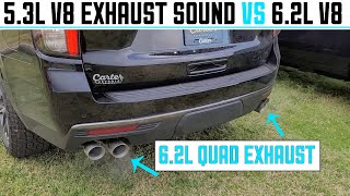 2022 Tahoe Exhaust Sound Comparison 53L vs 62L [upl. by Hogan]