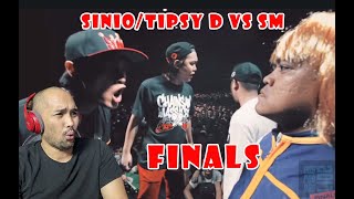 FlipTop  SinioTipsy D vs ShernanM Zhayt  DosPorDos Finals 2017  REACTION HINDI REVIEW [upl. by Pressman]