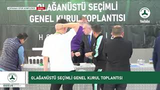 Olağanüstü Seçimli Genel Kurul Toplantısı Canlı Yayını [upl. by Piderit173]