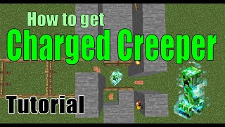 How to get a CHARGED CREEPER in Minecraft 117  NO Trident  Easy [upl. by Oakley]