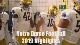 Notre Dame Football 2019 Highlights [upl. by Notlef930]