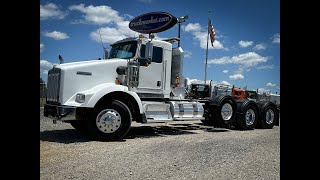 2018 Kenworth T800 Tri Axle Daycab Glider Kit [upl. by Ttelrats]