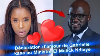 Gabrielle kane day roubé le ministre El malick Relation amoureuse Mass Dakar live éclaircie tout [upl. by Slifka]