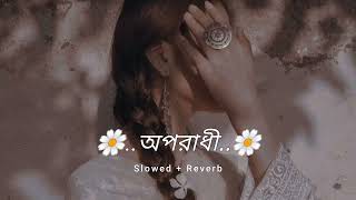 Oporadhi  অপরাধী  Arman Alif  Slowed And Reverb  Bengla Lofi Song [upl. by Lyrahc422]