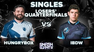 Hungrybox vs iBDW  Losers Quarterfinals Melee Singles  Smash Summit 8  Puff vs Fox [upl. by Nee]