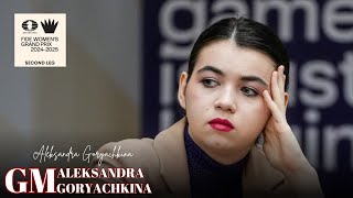 Goryachkina Seizes Solo Lead with Pivotal Win Over Tan  Round 5 FIDE Womens Grand Prix 20242025 [upl. by Eyt]