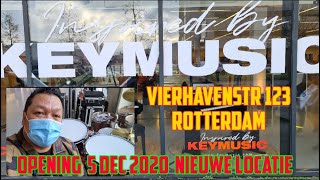 KEYMUSIC Rotterdam Opening Vierhavenstraat 5 dec 2020 Nieuwe Locatie [upl. by Ellohcin386]