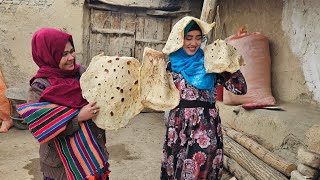 Delicious Afghani Chicken Pulao and Nan  Village life in Afghanistan Young Girl Daily Routine Life [upl. by Marder]