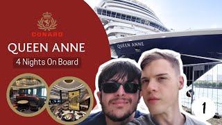 Queen Anne  4 Nights Onboard  Too Young for Cunard  Part 1 [upl. by Grobe271]