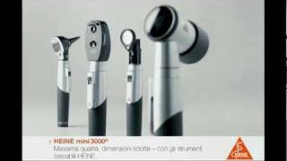 Serie Heine Mini 3000  Otoscopio Oftalmoscopio Dermatoscopio [upl. by Dlareg]