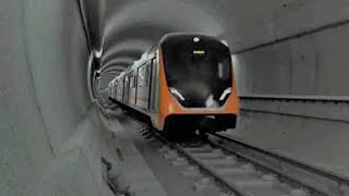 Underground Metro Train  Majestic Tunnel  Namma Metro [upl. by Schiff]