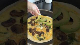 Tortilla wrap with mushrooms tortilla breakfast breakfastideas tortillaland wraptortilla [upl. by Adnwahsal]