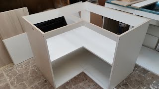 Nadie lo EXPLICA MEJOR Cómo hacer un Buen Mueble de esquina para tu cocina 😎 muy bien explicado 😁 [upl. by Mihsah]