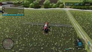 Farming Simulator 22 spraying fertilizer on field 50 farmingsimulator22 farmingsimulator viral [upl. by Yorgo]