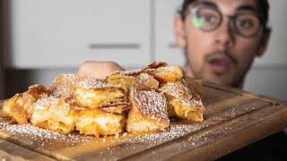 Original Griechische Bougatsa Selber Machen  Gefüllter Blätterteig [upl. by Anayek]