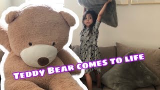 ULTIMATE TEDDY BEAR PRANK AVA CRIES [upl. by Yllim]