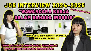 Tips Wawancara Kerja 2024  Job Interview Dalam Bahasa Inggris  Memperkenalkan Diri di depan HRD [upl. by Akina95]