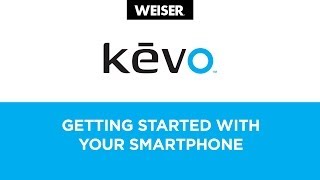 Weiser Kevo Bluetooth Deadbolt Lock Getting Started with Your Smartphone  English [upl. by Isabelle]