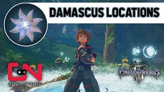 Kingdom Hearts 3  All Damascus Synthesis Material Locations [upl. by Questa]