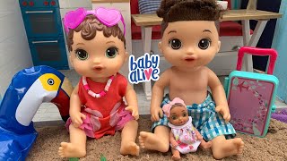 Baby Alive Vacation Morning Routine 🏖 [upl. by Ardnaxela256]