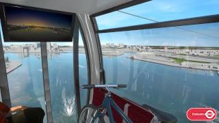 The Emirates Air Line  London cable car  Emirates Airline [upl. by Greysun]