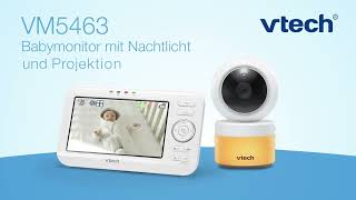 VM5463 VTech German 5inch Digital Video Baby Monitor with GlowontheCeiling Projection Light [upl. by Julianna]