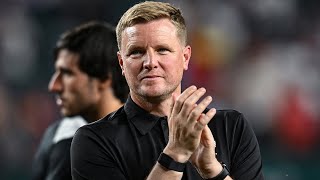 INTERVIEW  Eddie Howe Ahead of Final Summer Series Fixture [upl. by Dougald]