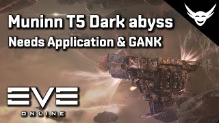 EVE Online  Muninn Ganked after hard T5 Dark abyss run [upl. by Haletta671]