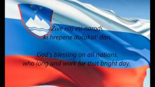 Slovenian National Anthem  quotZdravljicaquot SLEN [upl. by Elsworth603]