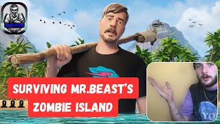 I SURVIVED MR BEASTS ZOMBIE ISLAND  UPDATED  FORTNITE [upl. by Clarabelle470]